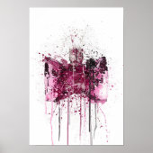 Christmas Gift Fragrance Bottle 'Bow' Poster (Voorkant)