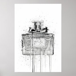 Christmas Gift Fragrance Bottle 'Candy Floss' Poster