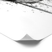 Christmas Gift Fragrance Bottle 'Miss Mauve' Poster (Hoek)