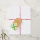 CHRISTMAS GIFT LABEL CADEAULABEL (Met Touw)