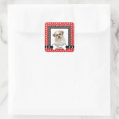 Christmas Gift Label Labels Cadeaus van Dog (Tas)