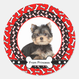 Christmas Gift Label Labels Cadeaus van Dog