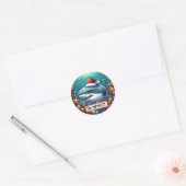 Christmas Gift Label Shark (Envelop)