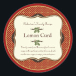 Christmas Gift Label Sticker<br><div class="desc">Heldere en stijlvolle gunstekens met een moderne rand in bruin en groen. Gebruik ze voor zelfgemaakte geschenken,  jam,  potten,  placecards of iets anders dat wat kleur en stijl nodig heeft.</div>