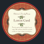 Christmas Gift Label Sticker<br><div class="desc">Heldere en stijlvolle gunstekens met een moderne rand in bruin en groen. Gebruik ze voor zelfgemaakte geschenken,  jam,  potten,  placecards of iets anders dat wat kleur en stijl nodig heeft.</div>