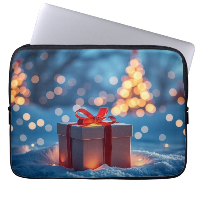 Christmas gift laptop sleeve (Voorkant)