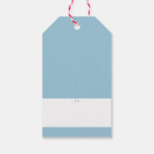 CHRISTMAS GIFT moderne, minimale kleurrijke merrie Cadeaulabel (Achterkant)