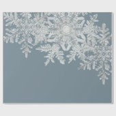 CHRISTMAS GIFT PAPER BENTLEY SNOWFLAKES CADEAUPAPIER (Vlak)