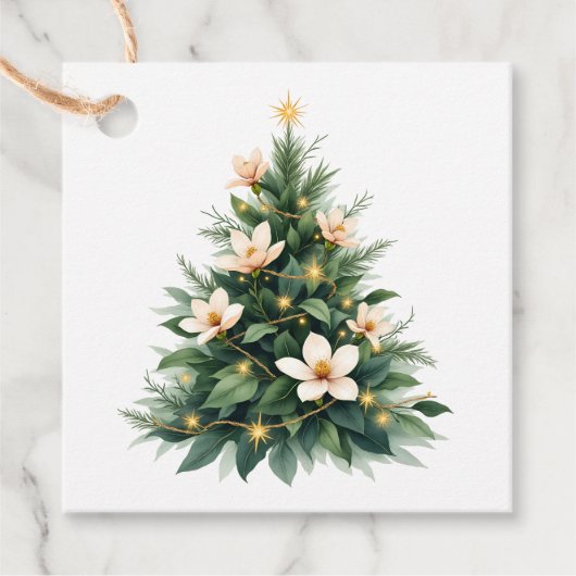 Christmas Gift Tag Bedankjes Labels (Voorkant)