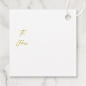 Christmas Gift Tag Bedankjes Labels (Achterkant)