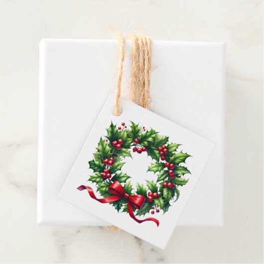 Christmas Gift Tag Bedankjes Labels (In situ)