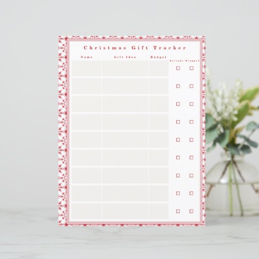 Christmas Gift Tracker voor Multomap (Staand voorkant)