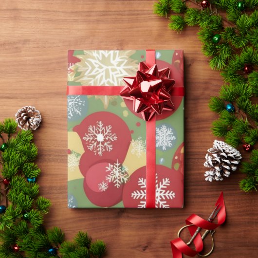 Christmas Gift Wrap Design Cadeaupapier (Feestdagen Geschenken)