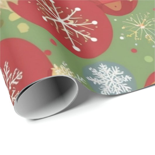 Christmas Gift Wrap Design Cadeaupapier (Rol Hoek)