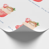 Christmas Gift Wrap - eerste kerst Cadeaupapier (Hoek)