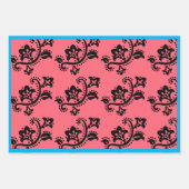 CHRISTMAS GIFT WRAP SHEET SCANDINAVIAN PATTERN INPAKPAPIER VEL (Voorkant)