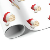 Christmas Gift Wrap Tortilla Santa Hat Cadeaupapier (Rol Hoek)