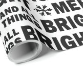 Christmas Gift Wrapping Paper | Merry and Bright Cadeaupapier (Rol Hoek)