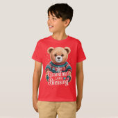 Christmas Gifts for Grandkids Grandma’s Blessing T-shirt (Voorkant volledig)
