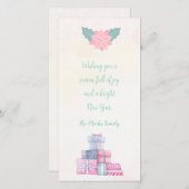 Christmas Gifts Greeting Card Feestdagenkaart (Voorkant / Achterkant)