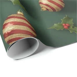 Christmas Gifts & Ornaments Seamless Pattern Cadeaupapier