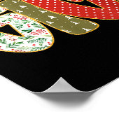 Christmas Gigi Coquette Holiday Grandma  Poster (Hoek)