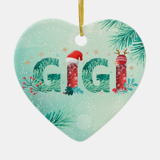 Christmas Gigi Ornament (Voorkant)