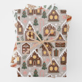 Christmas Ginger Bread Cookies Inpakpapier Vel (In situ)