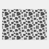 CHRISTMAS GINGER BREAD HOUSE CUSTOM MONOGRAM INPAKPAPIER VEL (Voorkant)