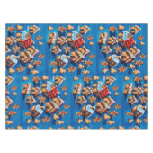 Christmas ginger Cookies Houses Trees Holiday deco Tafelkleed (Voorkant (Horizontaal))