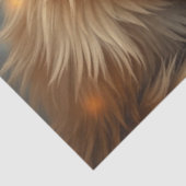 Christmas Ginger kissing Cats Tissue Paper Tissuepapier (Detail)