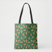 Christmas Gingerbread Baby Cookies Print Tote Bag (Voorkant)