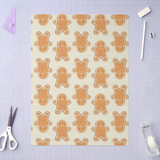  Christmas Gingerbread Baby Gift Wrapping Paper Tissuepapier (Craft)