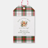 Christmas Gingerbread Baby Shower  Cadeaulabel (Voorkant)