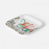 Christmas Gingerbread Baby Shower Papieren Bordje (Gebogen)