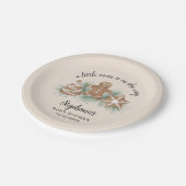 Christmas Gingerbread Boy's Baby Shower Papieren Bordje (Gekanteld)