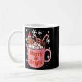 Christmas Gingerbread Cocoa Merry Bright Xmas Wome Koffiemok (Links)