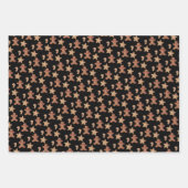 Christmas Gingerbread Cookie Pattern Inpakpapier Vel (Voorkant 2)