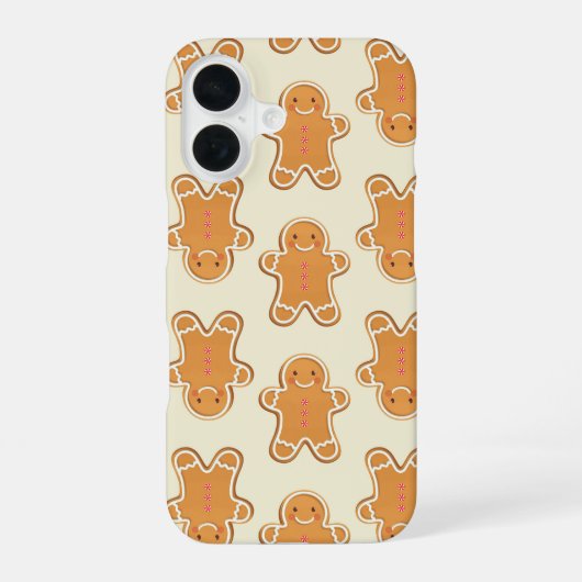 Christmas Gingerbread Cookies Print Phone Case iPhone 16 Hoesje (Achterkant)