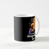 Christmas Gingerbread Dash Running Runner Xmas Mar Koffiemok (Voorkant rechts)