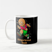 Christmas Gingerbread Dash Running Runner Xmas Mar Koffiemok (Links)