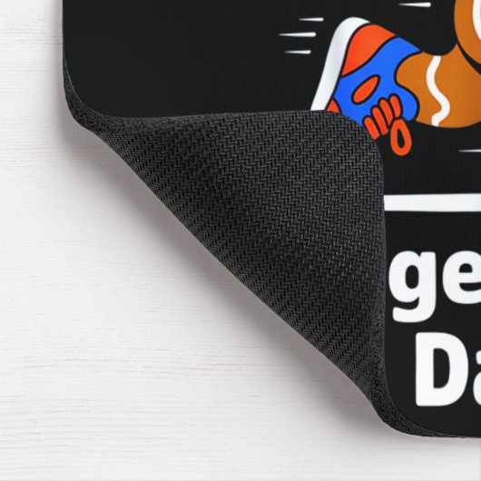 Christmas Gingerbread Dash Running Runner Xmas Mar Muismat (Hoek)