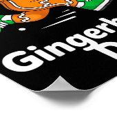 Christmas Gingerbread Dash Running Runner Xmas Mar Poster (Hoek)