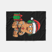 Christmas Gingerbread Gamer Xmas Gaming Boys Kids Fleece Deken (Voorkant (Horizontaal))