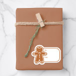 Christmas Gingerbread Gift Label Stickers<br><div class="desc">Leuke en leuke peperkoek stickers voor geschenken. 24 kleurstof gesneden stickers voor kerstcadeaus met ruimte om de To en From namen te schrijven. Onderaan de pagina staan zes extra schattige peperkoek stickers. Drie kousen en drie sterren. Christmas Gingerbread Gift Label Stickers.</div>