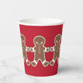Christmas Gingerbread Holiday Coffee Drink Papieren Bekers (Voorkant)