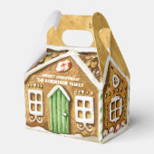 Christmas Gingerbread House Bedankdoosjes (Voorkant Zijde)