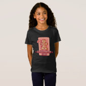 Christmas Gingerbread Man Pixel Art Design T-shirt (Voorkant volledig)