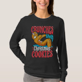 Christmas Gingerbread Man Quotes Workout T-shirt (Voorkant)