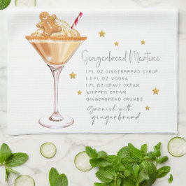 Christmas Gingerbread Martini Recept Waterverf Theedoek